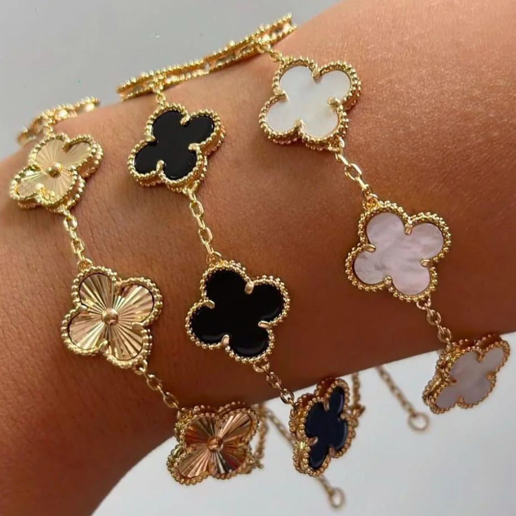 🍀 PULSERA TRÉBOL – ELEGANCIA + CAJITA DE REGALO 🎁 | PAGA AL RECIBIR | 🔥 OFERTA ESPECIAL ECUADOR  🍀 COMPRA 1 Y LLEVA 2 PULSERAS