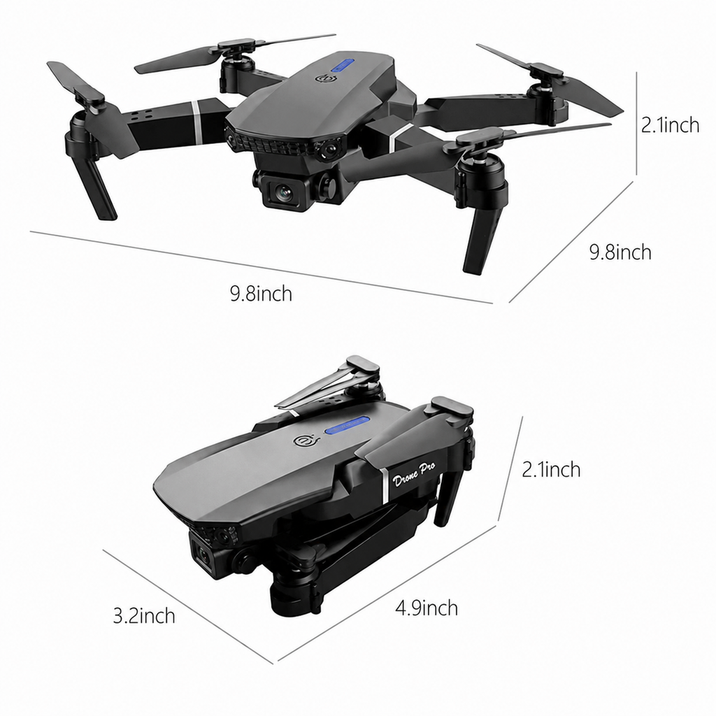 [OFERTA] - Dron E99 Max Sky Vision 4K + DOBLE BATERÍA + CONTROL PANTALLA CELULAR