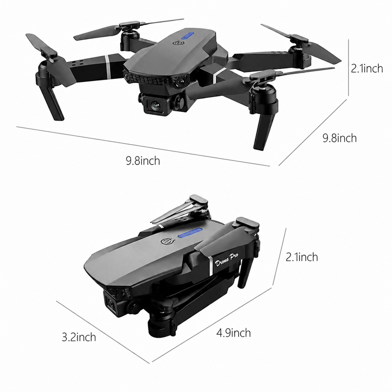 [OFERTA] - Dron E99 Max Sky Vision 4K + DOBLE BATERÍA + CONTROL PANTALLA CELULAR