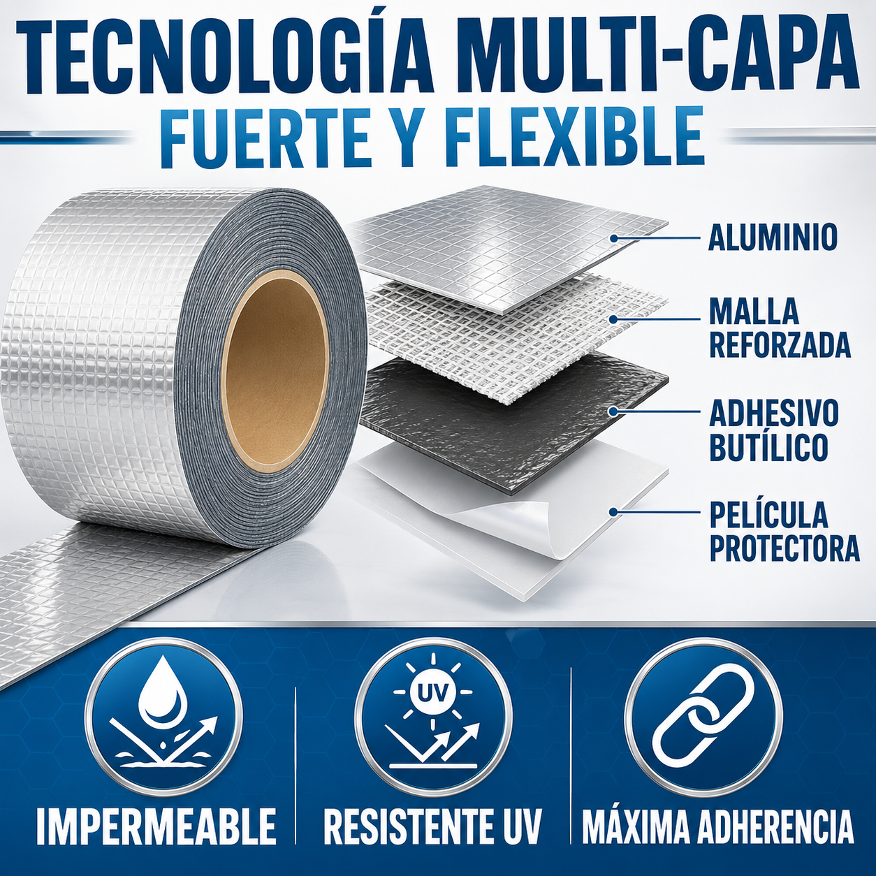 🏠✨ Cinta Asfáltica Impermeable Stantek® | 🚚 Envío GRATIS + 💵 ¡Paga al Recibir!