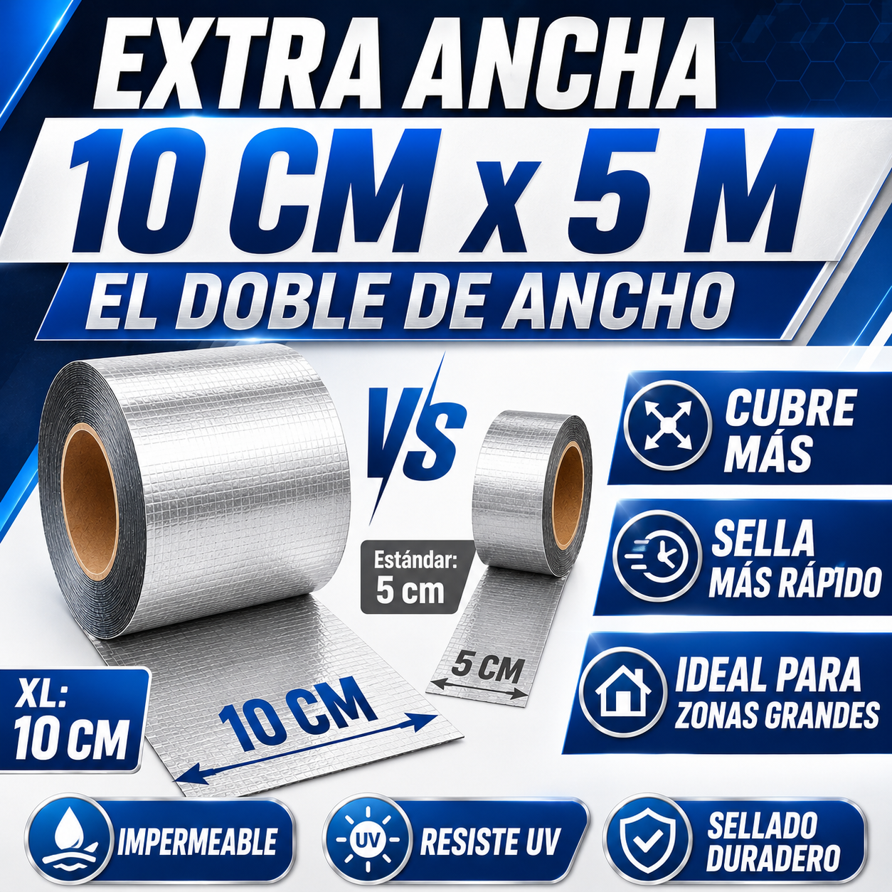 🏠✨ Cinta Asfáltica Impermeable Stantek® | 🚚 Envío GRATIS + 💵 ¡Paga al Recibir!