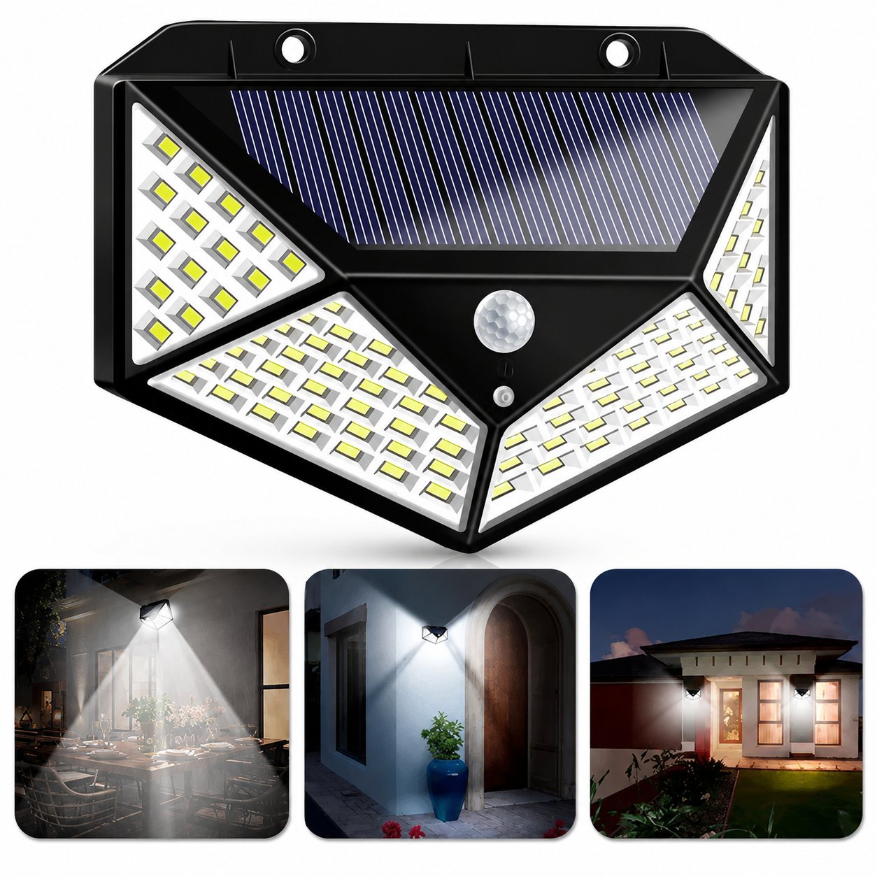 🔥 ¡OFERTA POR TIEMPO LIMITADO! Compra 1 y leve 3 lámparas solares LED 🎁