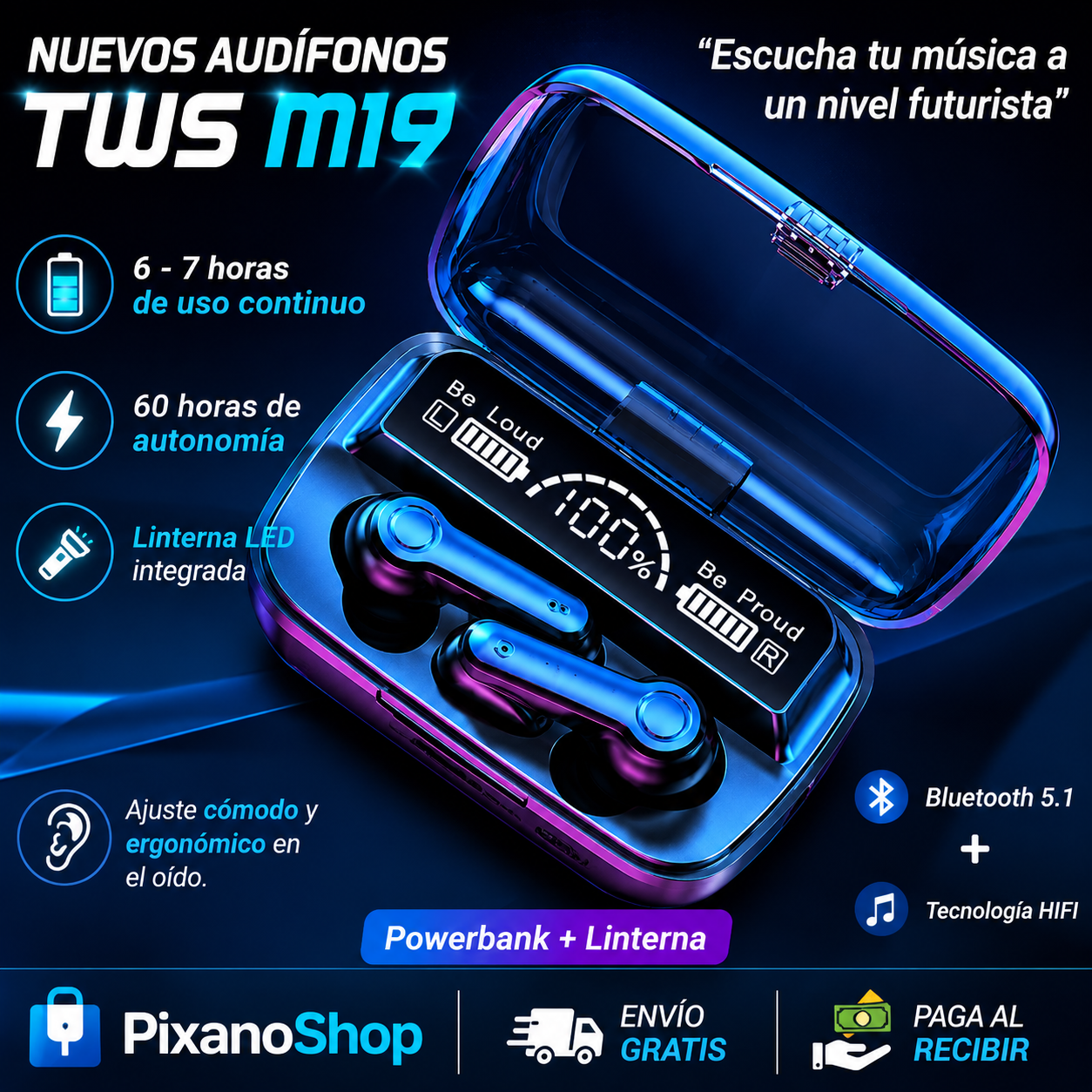🎧 Audífonos Gamer M19 3 en 1 ⚡ | 🚚 Envío Gratis + 💵 Paga al Recibir